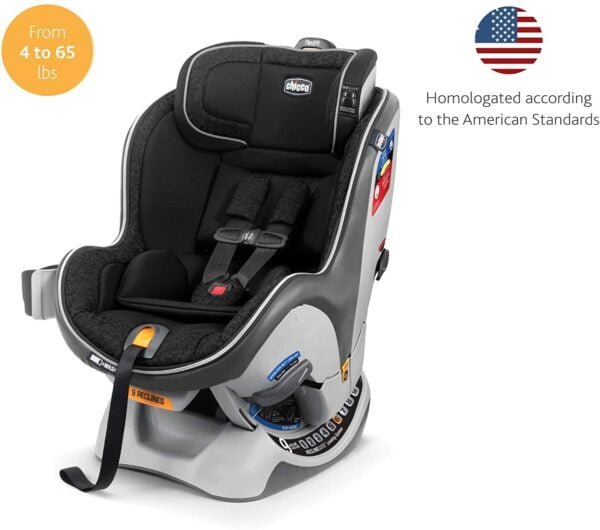 Chicco NextFit Zip Convertible Baby Car Seat 0m-6yrs, Geo