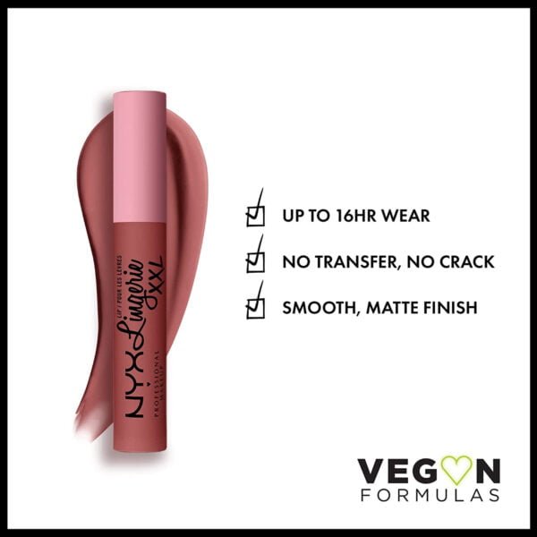 NYX Professional Makeup Lip Lingerie Xxl Matte Liquid Lipstick Xxpose Me 03