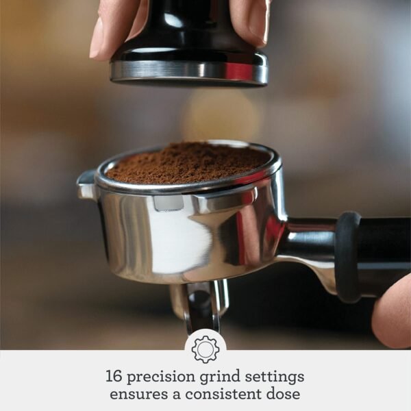 Breville Bes870 Barista Express Espresso Machine, Silver, Bes870XL”Min 1 year manufacturer warranty”