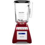 Blendtec 1560W Blender, Made In USA, 10 Manual Speed, Pulse Function, Heavy Duty Mixer, Preprogrammed Cycles For Smoothie, Ice Crush, Batter, Juice, Cream & Hot Soup – Total Blender Classic (Red)