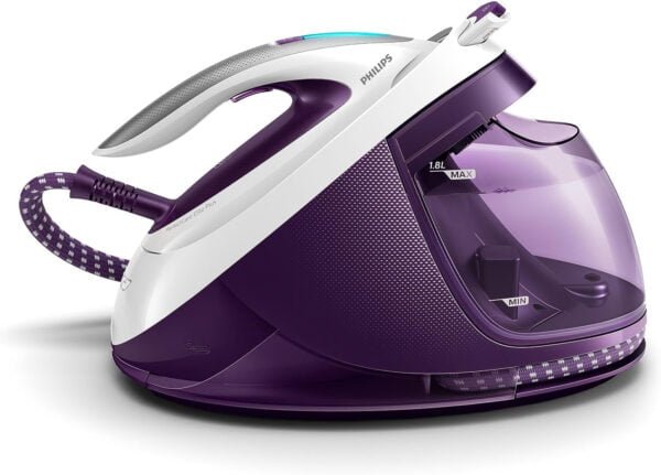 PHILIPS Perfect Care Elite Plus Steam Generator, GC9660/36, Purple, 2 Year Manufacturer, UAE Version