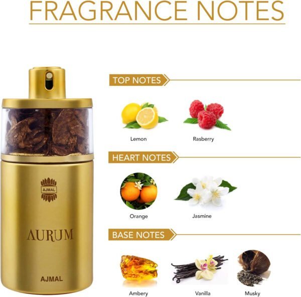 Ajmal Aurum Perfumes For Women Eaude Parfum, 75 Ml