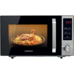 KENWOOD 25L Microwave Oven with Grill, Digital Display, 5 Power Levels, Defrost Function, Stainless Steel, Auto Menu, 95 Minutes