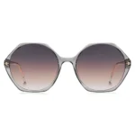 BOSS TRANSPARENT-ACETATE SUNGLASSES WITH HEXAGONAL FRAMES